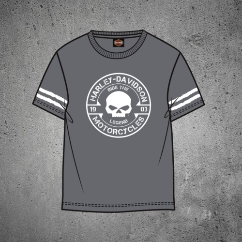 Gants textile Skull Harley-Davidson homme - Motorcycles Legend shop